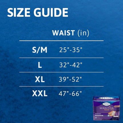 TENA Overnight Underwear, Medium, 16 Count