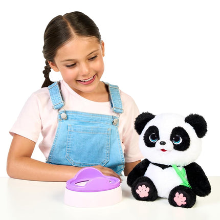 Little Live Pets My Baby Panda ChuChu|Interactive Pet with 50+ Sounds & Reactions, Kicks Feet, Poops, Giggles & More – Includes Potty & Repeat Play – Fun & Adorable Gift for Kids