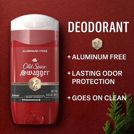Old Spice Red Zone Collection Swagger Scent Men's Deodorant 3 Oz