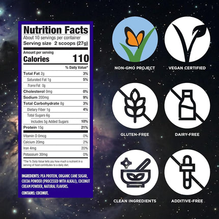 Vega Protein Made Simple, Vanilla, Stevia Free Vegan Plant Based Protein Powder, Healthy, Gluten Free, Pea Protein for Women and Men, 9.2 Ounces (10 Servings) (VEG00150)