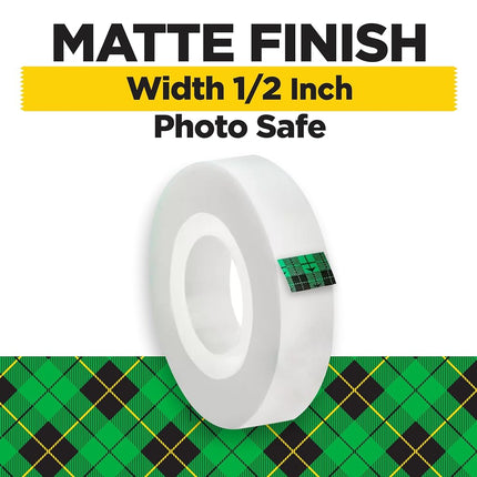 Scotch Magic Tape, Invisible, Home Office Supplies and Back to School Supplies for College and Classrooms, 2 Rolls