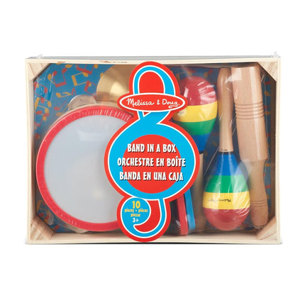 Melissa & Doug Band-in-a-Box | Musical Instruments | Musical Toys for Kids | 3+ | Gift for Boy or Girl