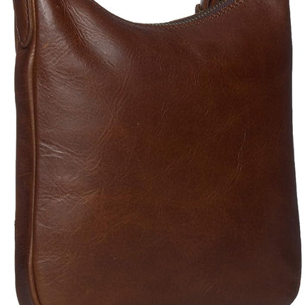 FRYE Women's Melissa Swing Pack Zip Crossbody Bag Cross Body, Dark Brown, One Size