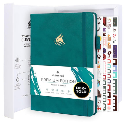 Clever Fox Planner Premium Edition – Undated Luxur
