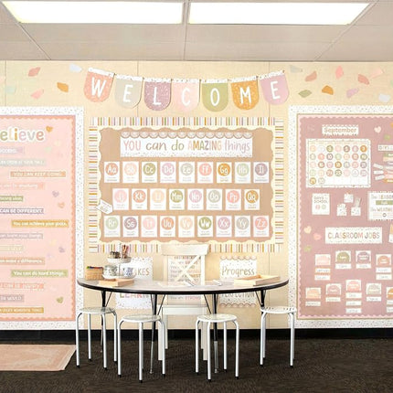 Teacher Created Resources Terrazzo Tones Welcome Bunting Bulletin Board (TCR7200)