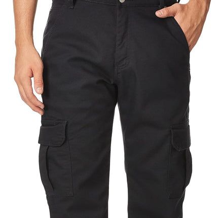 Dickies Men's Tough Max Duck Cargo Pant Work Utility, Stonewashed Black, 42W x 30L