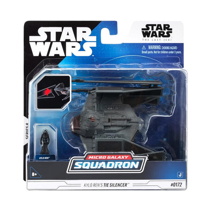 Jazwares STAR WARS Micro Galaxy Squadron TIE Silencer - 5-Inch Vehicle with 1-Inch Micro Figure Accessory