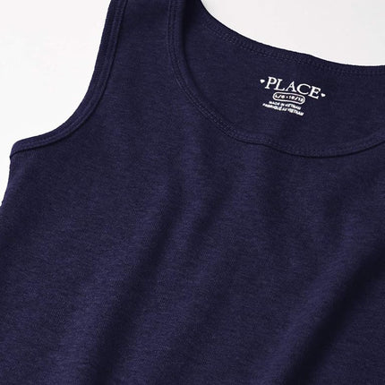 Débardeur basique uniforme pour filles The Children's Place, couleur Tidal, taille TP