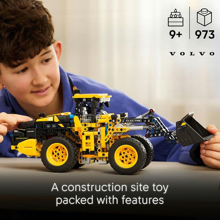 LEGO® Technic™ Volvo L120 Electric Wheel Loader 42209 Construction Toy, Vehicle Set Model, Buildable Engineering Toy for Kids, Loading Shovel for Boys and Girls Aged 9 and up