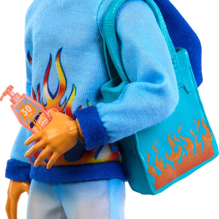 Monster High Scare-adise Island Draculaura Doll with Swimsuit, Sarong and Beach Accessories Like Hat, Sunscreen, and Tote