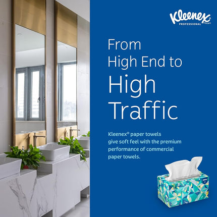 Kleenex 01701CT Hand Towels, POP-UP Box, Cloth, 9 x 10 1/2, 120 Per Box (Case of 18)