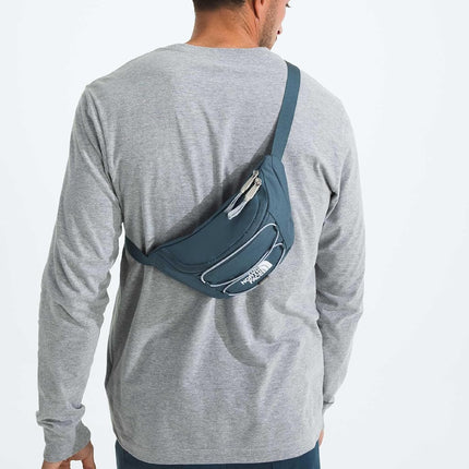 THE NORTH FACE Jester Lumbar Pack | Fanny Pack With Water Repellent Finish, 2.2 Liters, Crossbody Adjustable Strap, Granite Grey/Frost Grey, One Size, Jester Lumbar Pack - Fanny Pack With Water