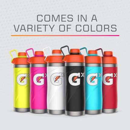 Botella de acero inoxidable Gatorade Gx, 32 oz
