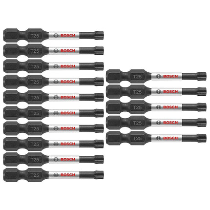 BOSCH ITT25215 15-Pack 2 In. Torx #25 Impact Tough Screwdriving Power Bits