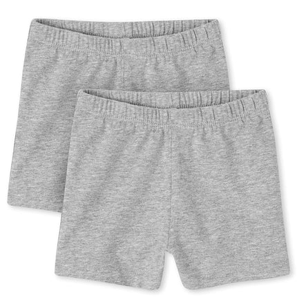 Lot de 2 shorts de gymnastique The Children's Place pour bébé et enfant, noirs, 12-18 mois