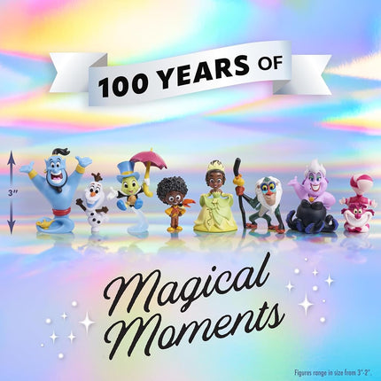 Disney100 Años de Momentos Mágicos, Set de 8 Figuras de Edición Limitada, Juguetes Infantiles con Licencia Oficial para Edades de 3 años en adelante por Just Play