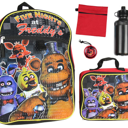 Five Nights At Freddy's 16" School Backpack Lunch 