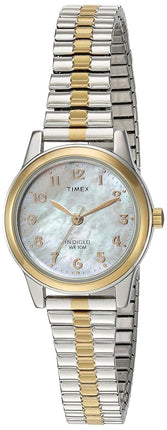 Timex Women Analog Quartz Watch with Stainless Steel Strap TW2P672009J