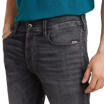 G-STAR Men's 3301 Slim Jeans, Black (Faded Black Magnet D25742-A634-C239), 34W / 36L