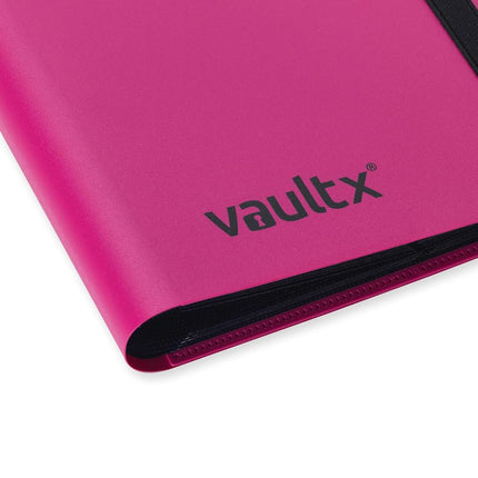 Vault X 4 Pocket Strap Trading Card Binder 160 Cards Side Loading (Pink)