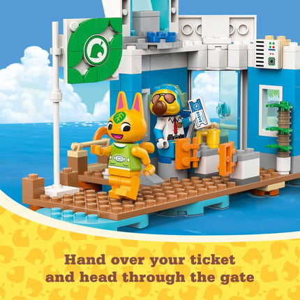 LEGO Animal Crossing Fly with Dodo Airlines Airport Playset, Kids� Airplane Toy and Pilot Minifigure Inspired by The Video Game Series, Gift for Girls and Boys Ages 7 and Up, 77051