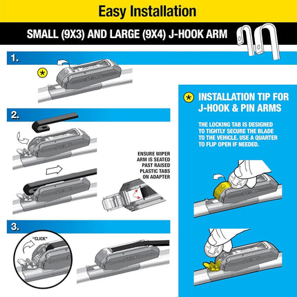 Rain-X 5079272-2 Latitude Wiper Blade, 14"