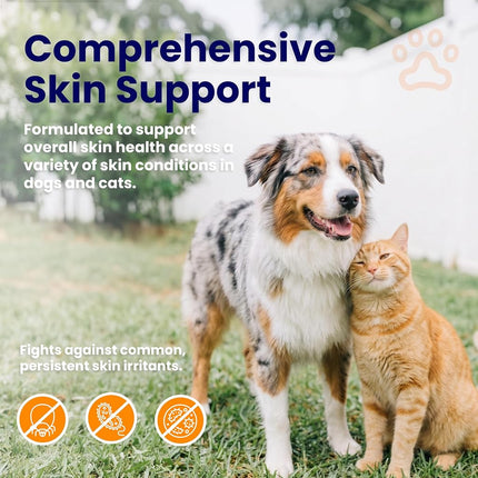 Classic's Lime Sulfur Dip (8 oz - Extra Strength Formula - Safe Solution for Dog, Cat, Puppy, Kitten, Horse