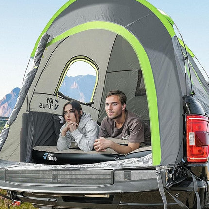 JOYTUTUS Pickup Truck Tent, Waterproof PU2000mm Double Layer for 2 Person, Portable Truck Bed Tent, Length 2.3M Camping Preferred