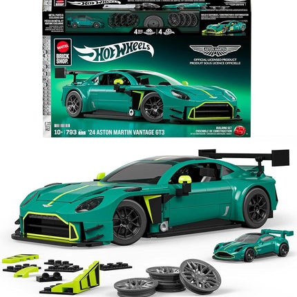 Mattel Brick Shop Hot Wheels ’24 Aston Martin Vant