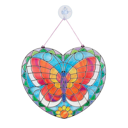 Melissa & Doug Stained Glass Made Easy Activity Kit: Butterfly - 140+ Stickers
