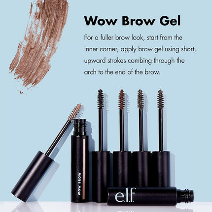 e.l.f. - Wow Brow Gel Deep Brown - 0.12 oz (3.5 g)