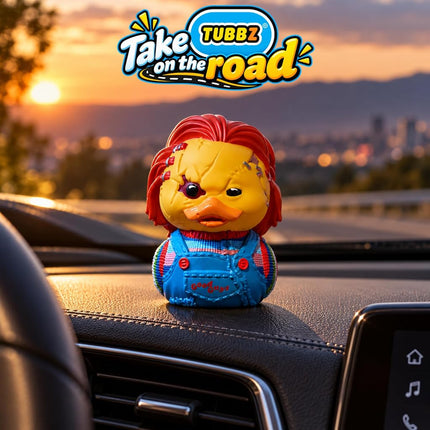 TUBBZ: Chucky - Scarred Chucky Rubber Duck Collectable Toy 9 cm