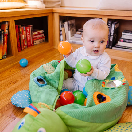 Piscina de bolas tortuga de Melissa & Doug para niños