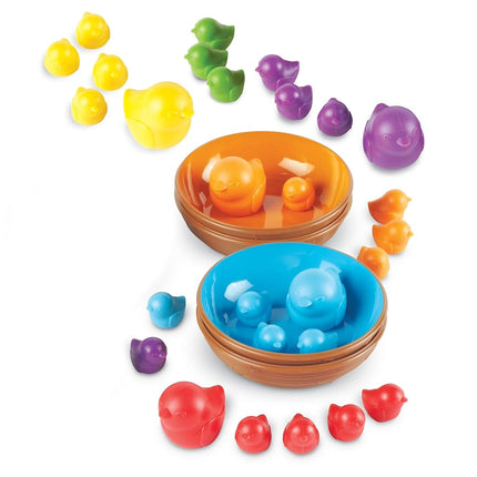 Learning Resources LER5554 Birds in A Nest Sorting Set