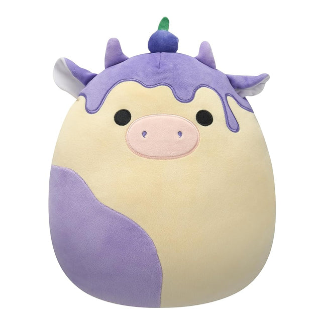 Squishmallows Original 12in Benito The Blueberry Cheesecake Cow � Official Jazwares Plush (Medium-Sized)