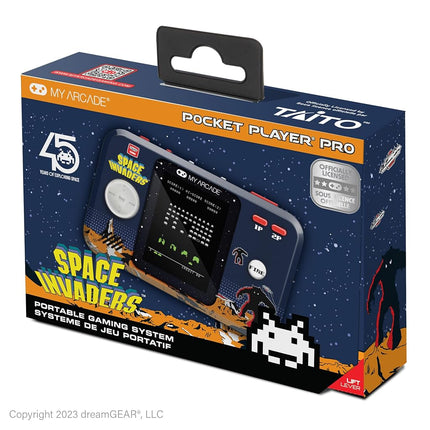 My Arcade Space Invaders Pocket Player Pro Handheld Portable Gaming System, Black [Electronic Game]