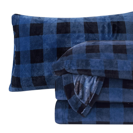 Elegant Comfort Luxuriously Soft 4-Piece Velvet Pl