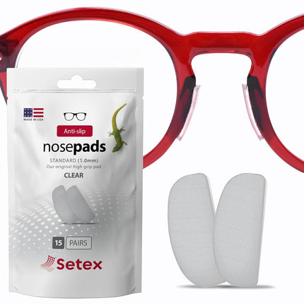 Setex Gecko Grip Anti-Slip Nose Pads for Eyeglasse