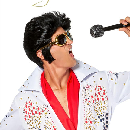 Rubies 889050L Elvis Deluxe Ad Costume, white, L Halloween Halloween