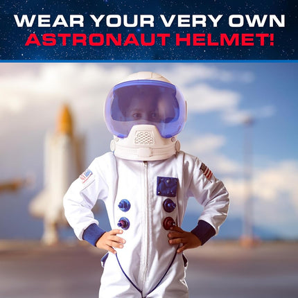 NASA Astronaut Helmet Halloween Costume Accessory for Kids Dress Up Play