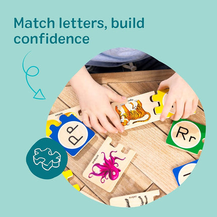 Melissa & Doug Self-correcting letter puzzles, Blue,35 x 15 x 8 cm,2541