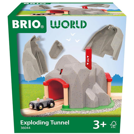 BRIO World Exploding Train Track Tunnel for Kids A