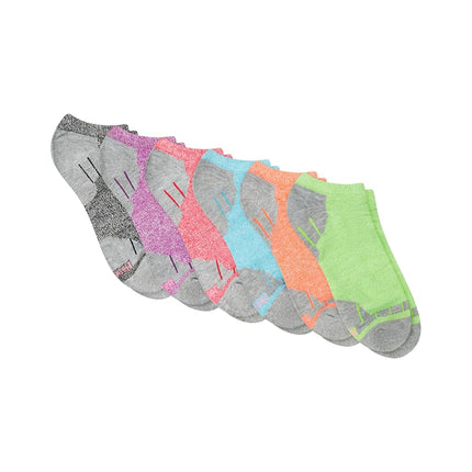 Hanes Womens Cool Comfort Sport 6-Pack No Show Socks, 5-9, Grey Assortment