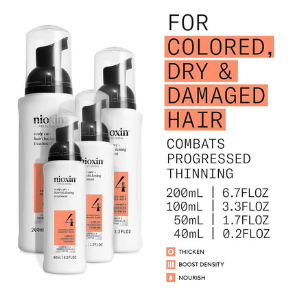 Nioxin System 4 Scalp Treatment, 200 Ml