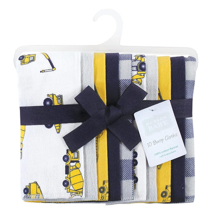 Hudson Baby Paños de tela de algodón para bebés, diseño de construcción, talla única