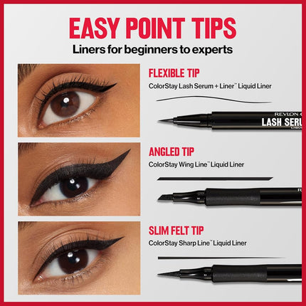 Revlon Colorstay Liquid Classic Tip Eye Pen, Blackest Black, 0.056 Ounce