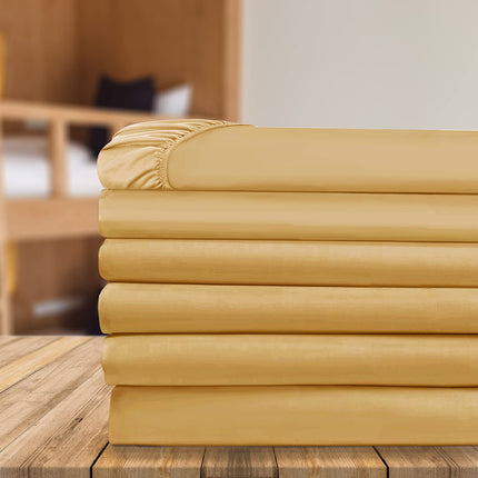 Elegant Comfort 6-Pack Fitted Bottom Sheets 1500 T