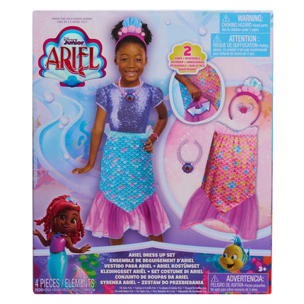 Ariel Jr 2-in-1 Tail Dress Up Set, Kids Toys for A