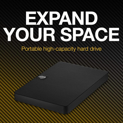 Seagate Expansion Portable, 1TB, External Hard Drive, 2.5 Inch, USB 3.0, for Mac and PC, 2 year Rescue Services (STKM1000400)
