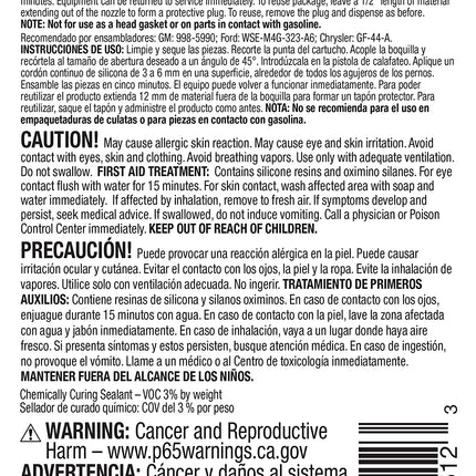 LOCTITE 37512 Ready Gasket - Gasket Maker Cartridge - 5 oz.